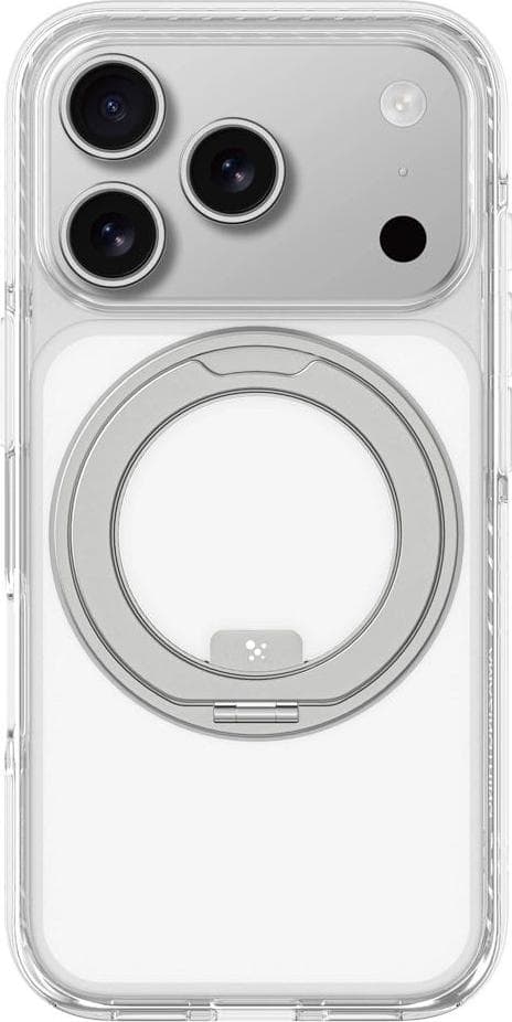 Хибриден удароустойчив кейс с MagSafe за iPhone 17 Pro Max - AmazingThing Titan Pro MagSpin Hybrid Case (сив)