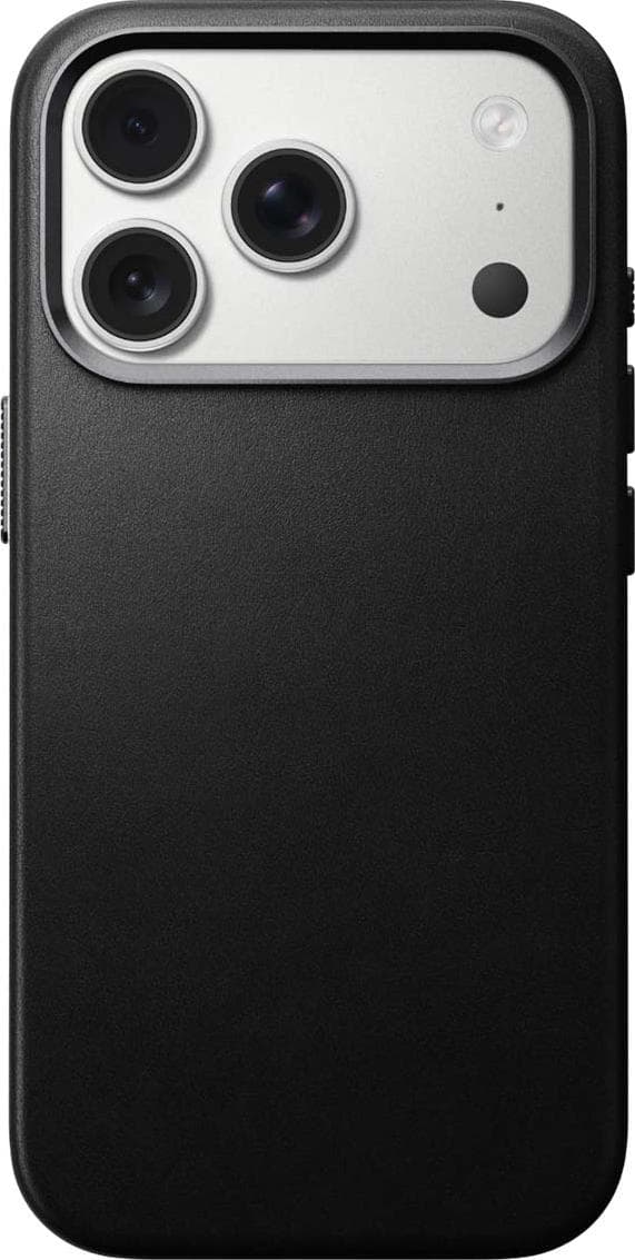 Кожен (естествена кожа) кейс с MagSafe за iPhone 17 Pro - Nomad Traditional Leather MagSafe Case (черен)
