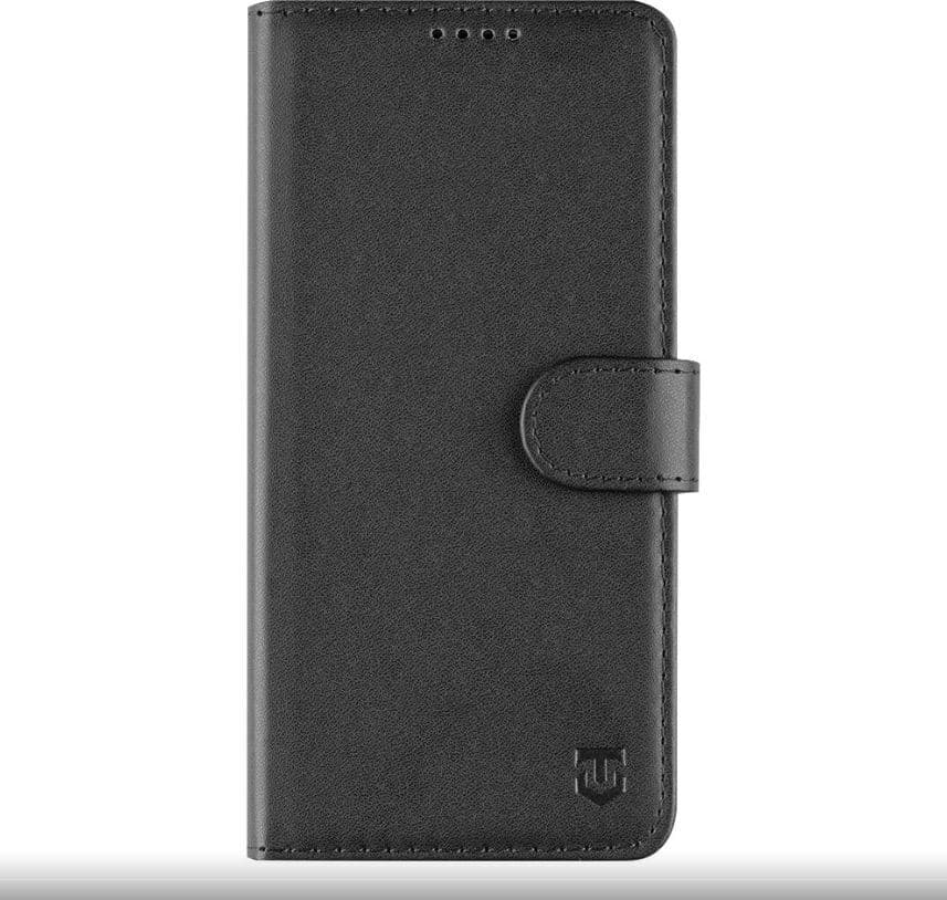 Кожен калъф, тип портфейл с поставка и отделение за кр. карти за Xiaomi Redmi Note 13 Pro - Tactical Xproof Flip Case (черен)