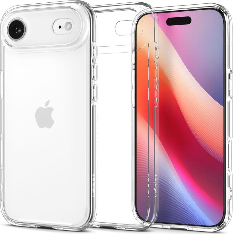 Хибриден кейс с висока степен на защита за iPhone 17 Air - Spigen Ultra Hybrid Case (прозрачен)