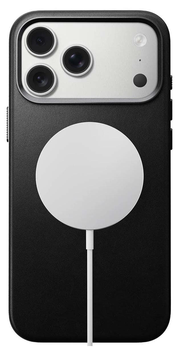 Кожен (естествена кожа) кейс с MagSafe за iPhone 17 Pro Max - Nomad Traditional Leather MagSafe Case (черен)