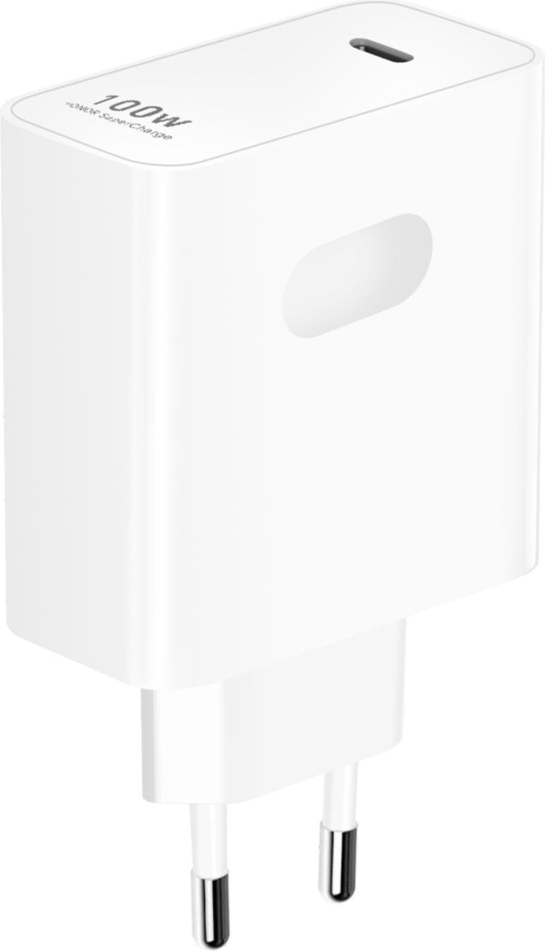 Захранване за ел. мрежа за мобилни устройства с USB-C изход с технология за бързо зареждане - Honor HN-200500EP2 Fast Wall Charger 100W (бял)