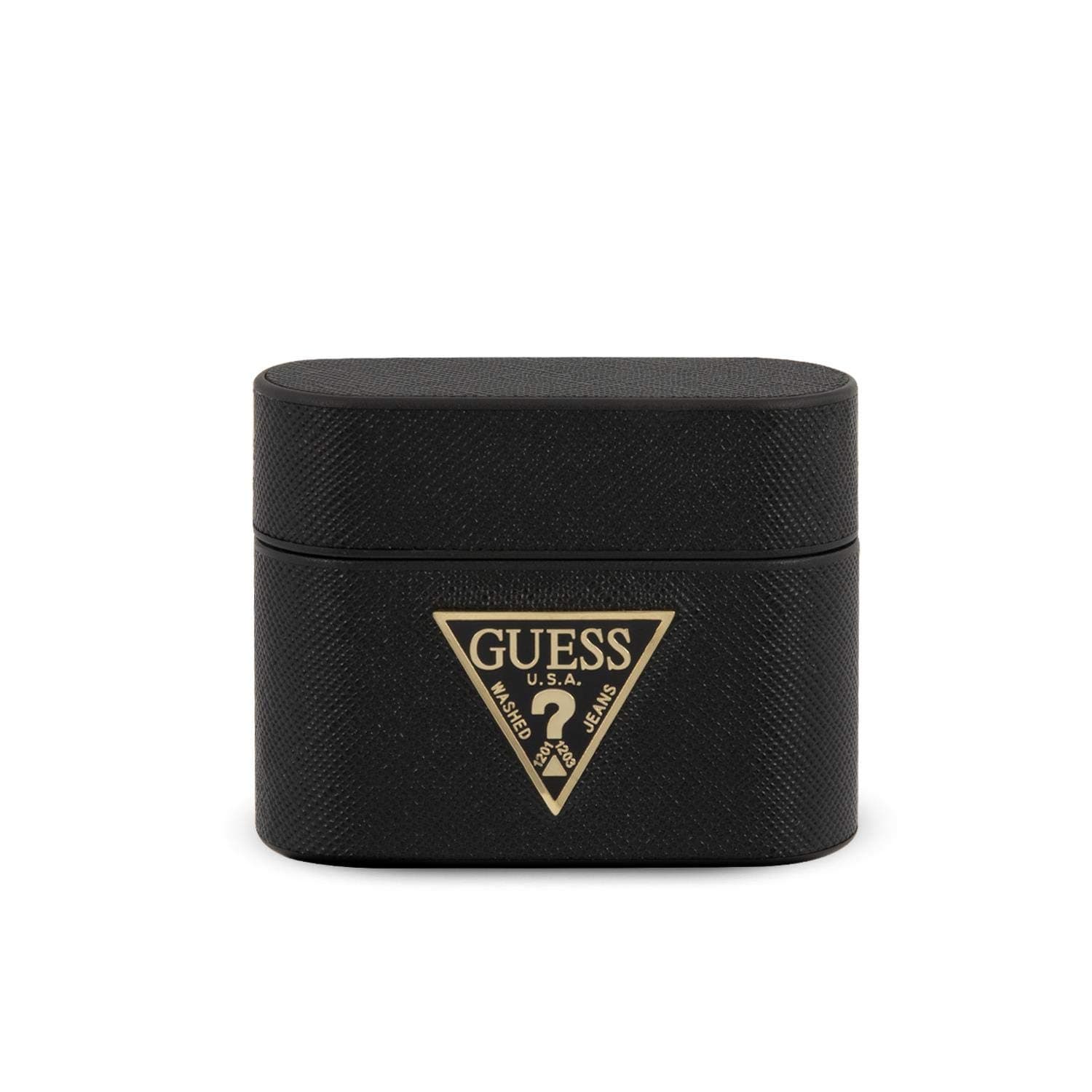 Защитен калъф Guess Saffiano Collection Hard Case за Apple Airpods Pro, черен