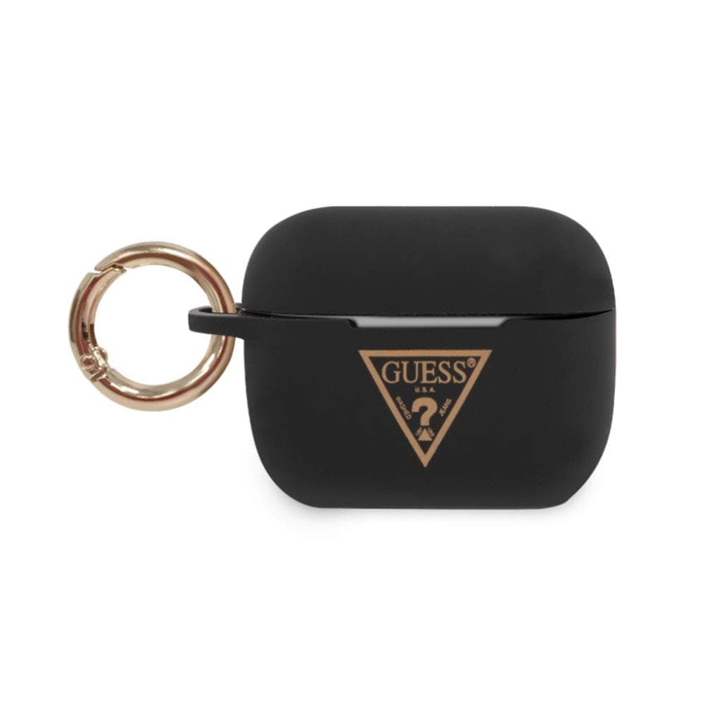 Защитен калъф Guess Triangle за Apple Airpods Pro, черен