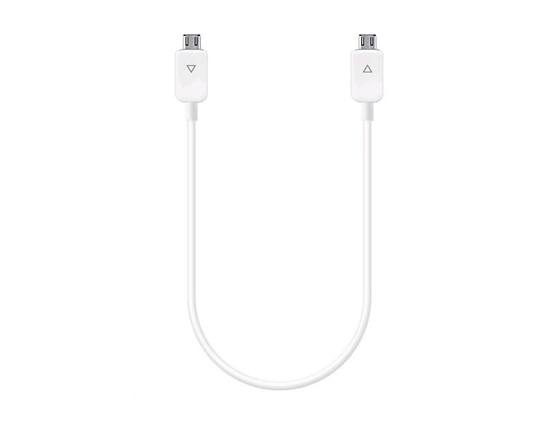 MicroUSB кабел за зареждане на едно устройство от друго - Samsung Power Sharing Cable EP-SG900UW (бял)