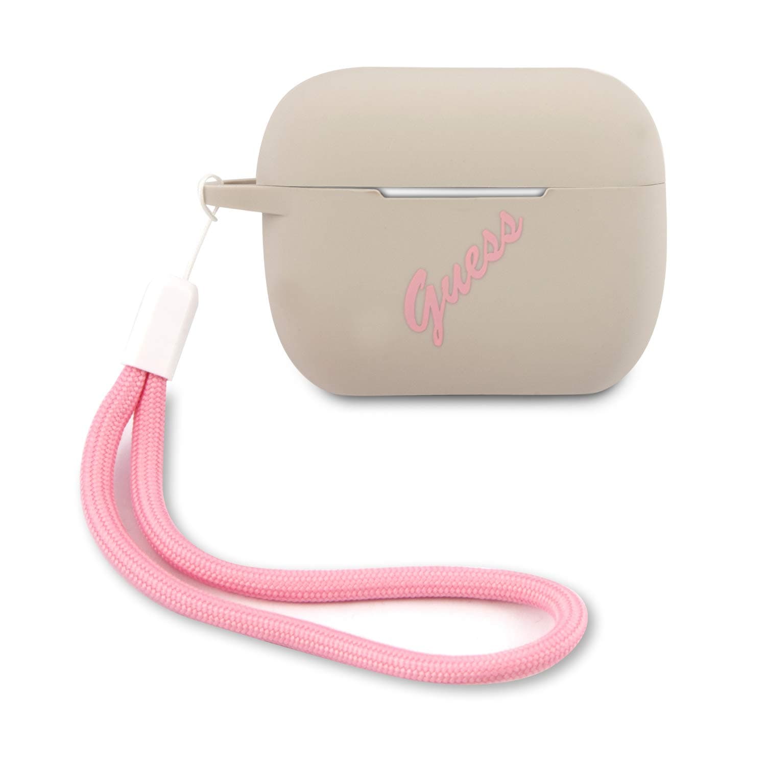 Защитен калъф Guess Vintage Silicone за Apple Airpods Pro, сив