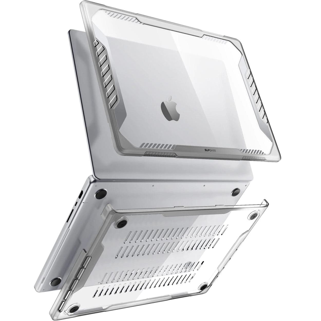 Удароустойчив хибриден кейс за MacBook Pro 16 M1 (2021), MacBook Pro 16 M2 (2023) - i-Blason SUPCASE Unicorn Beetle Case (прозрачен)
