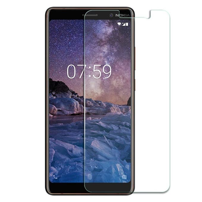 Протектор от закалено стъкло /Tempered Glass/ DeTech за Nokia 7.1, 0.3mm