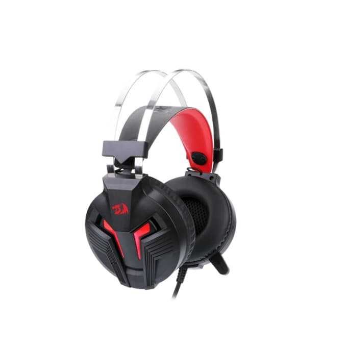 Слушалки Redragon Memecoleous H112, микрофон, 2 м. кабел, 3.5mm позлатено конектор, черни/червени