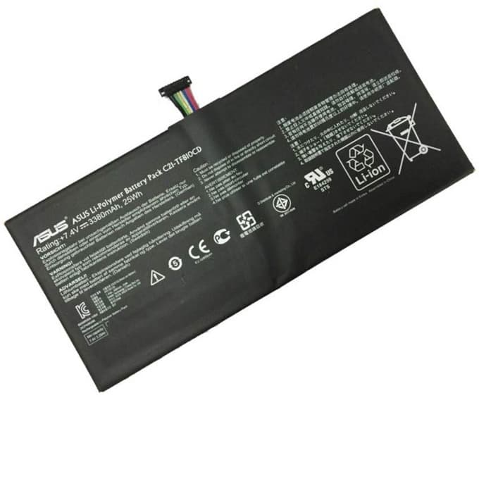 Батерия (оригинална) за лаптоп Asus, съвместима с модели VivoTab ABT-AS01 C21-TF810CD, 7.4V, 3243mAh