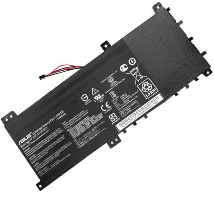 Батерия (оригинална) за лаптоп Asus, съвместима с модели VivoBook S451LA S451LB S451LN K451L K451LN, 7.6V, 5000mAh