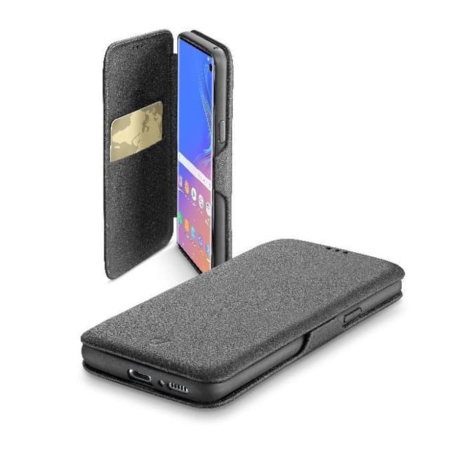 Калъф за Samsung Galaxy S10, Cellular Line Book Clutch, flip wallet, синтетична кожа, черен