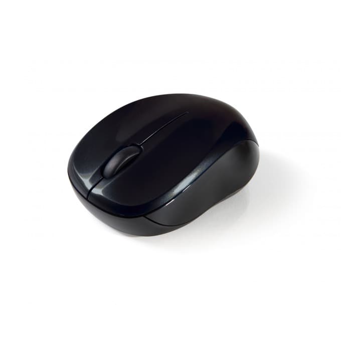 Мишка Verbatim Go Nano, безжична (2.4GHz), оптична (1300 dpi), USB, черна