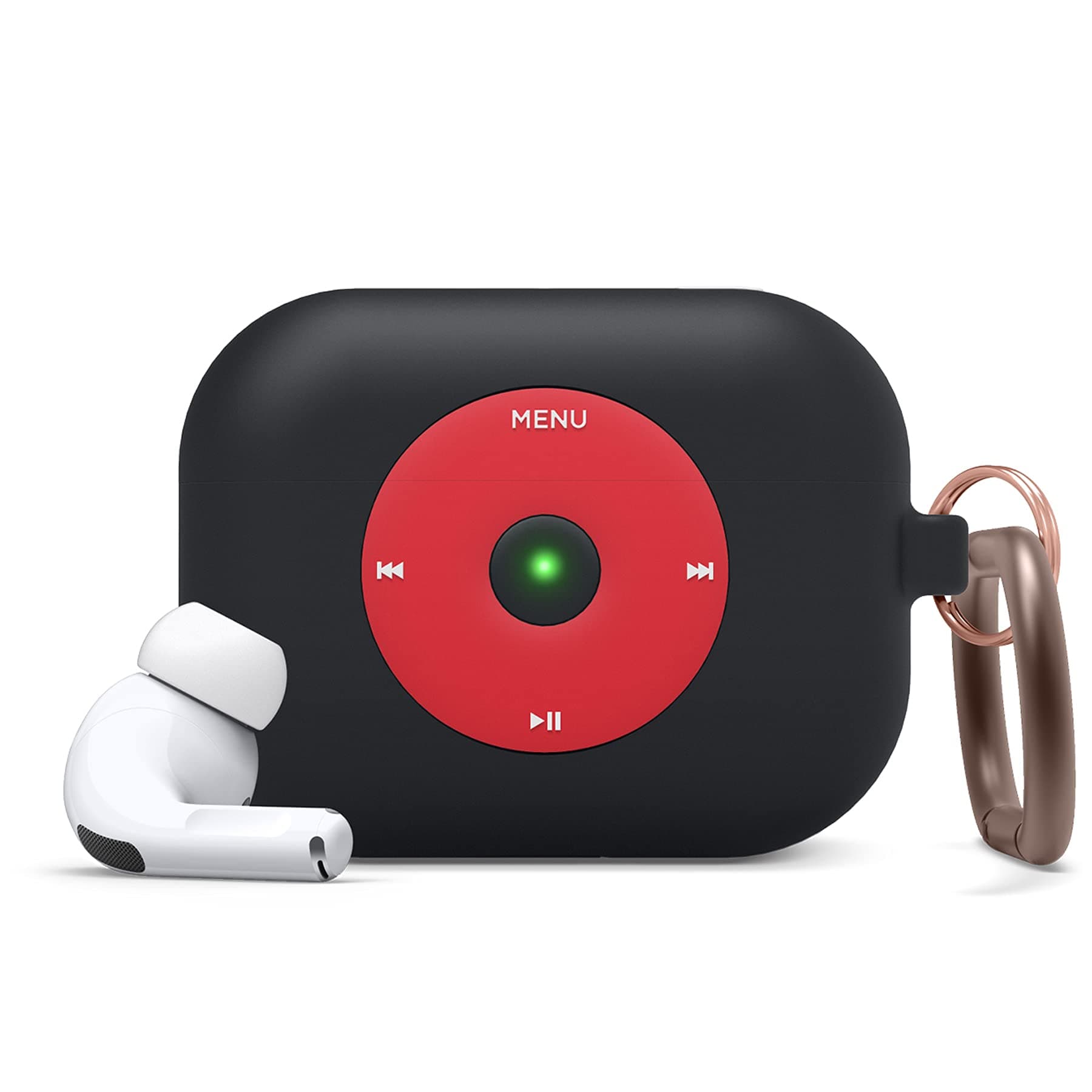 Защитен калъф Elago Retro AW6 Hang за Apple Airpods Pro, черен