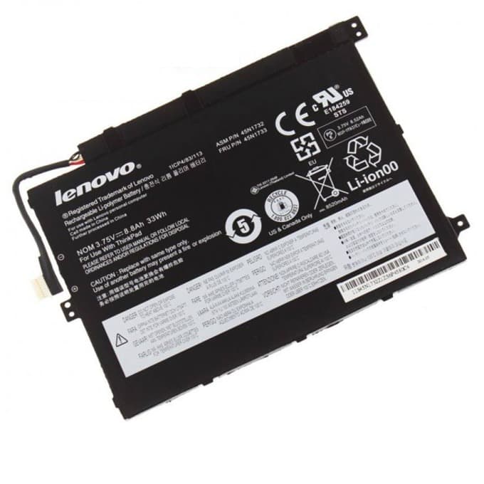 Батерия (оригинална) за лаптоп Lenovo, съвместима с LENOVO ThinkPad Tablet 10/ ThinkPad 10, 3.7V, 8900mAh