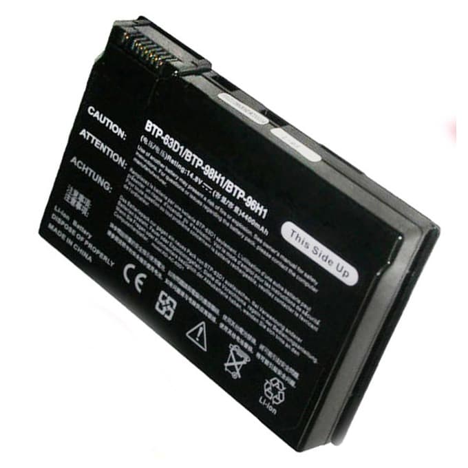 Батерия (оригинална) за лаптоп Acer, съвместима с Aspire series/ TravelMate series, 8-cell, 14.4V, 4400mAh