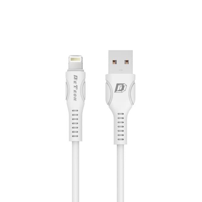 Кабел от USB А(м) към Lightning(м), 1m, бял