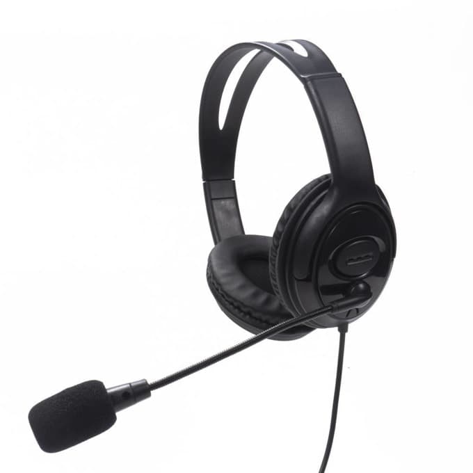 Слушалки Tellur Basic PCH2 TLL491151, микрофон, 40мм говорители, контрол на звука, USB, черни