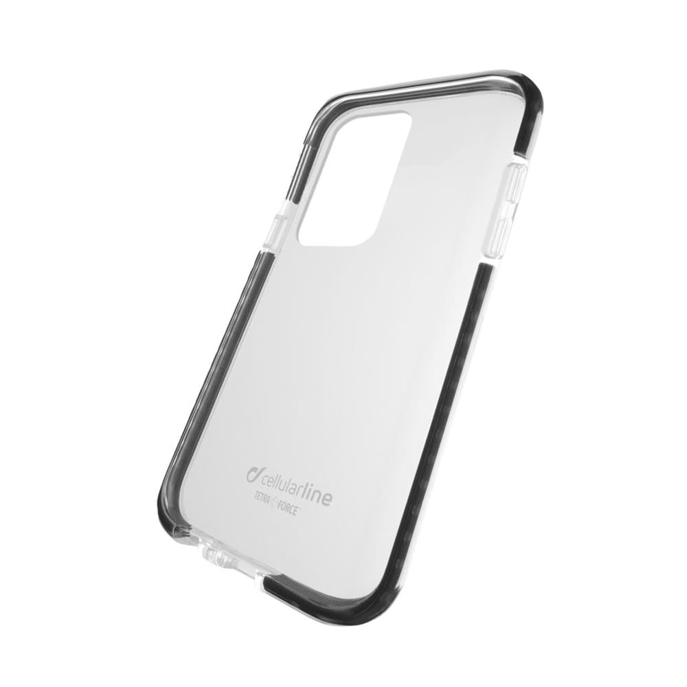 Калъф за Samsung Galaxy S20 Plus, удароустойчив, Cellularline Tetra, IDS технология, прозрачен