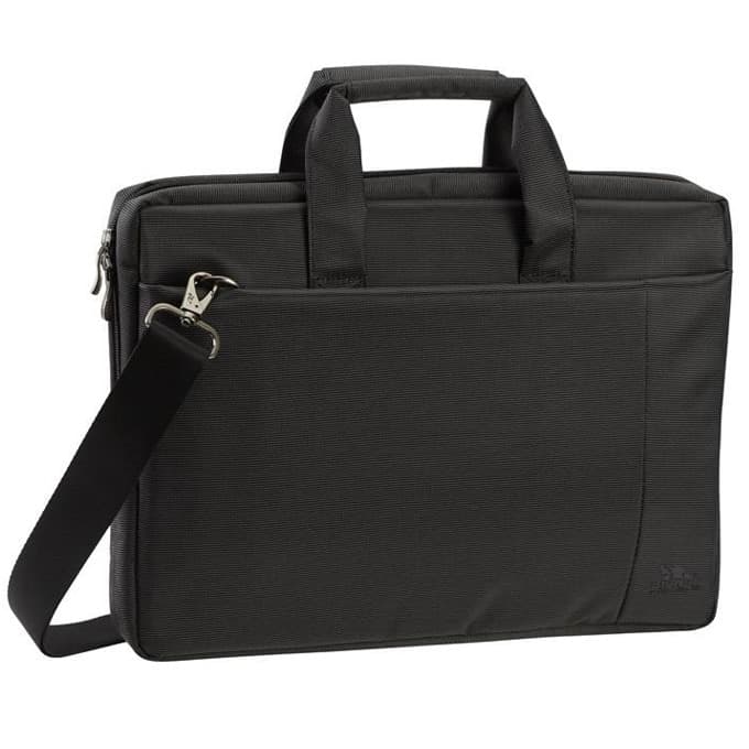 Чанта за лаптоп Rivacase 8231 BL, до 15.6" (39.60cm), найлон, подплатени дръжки, черна