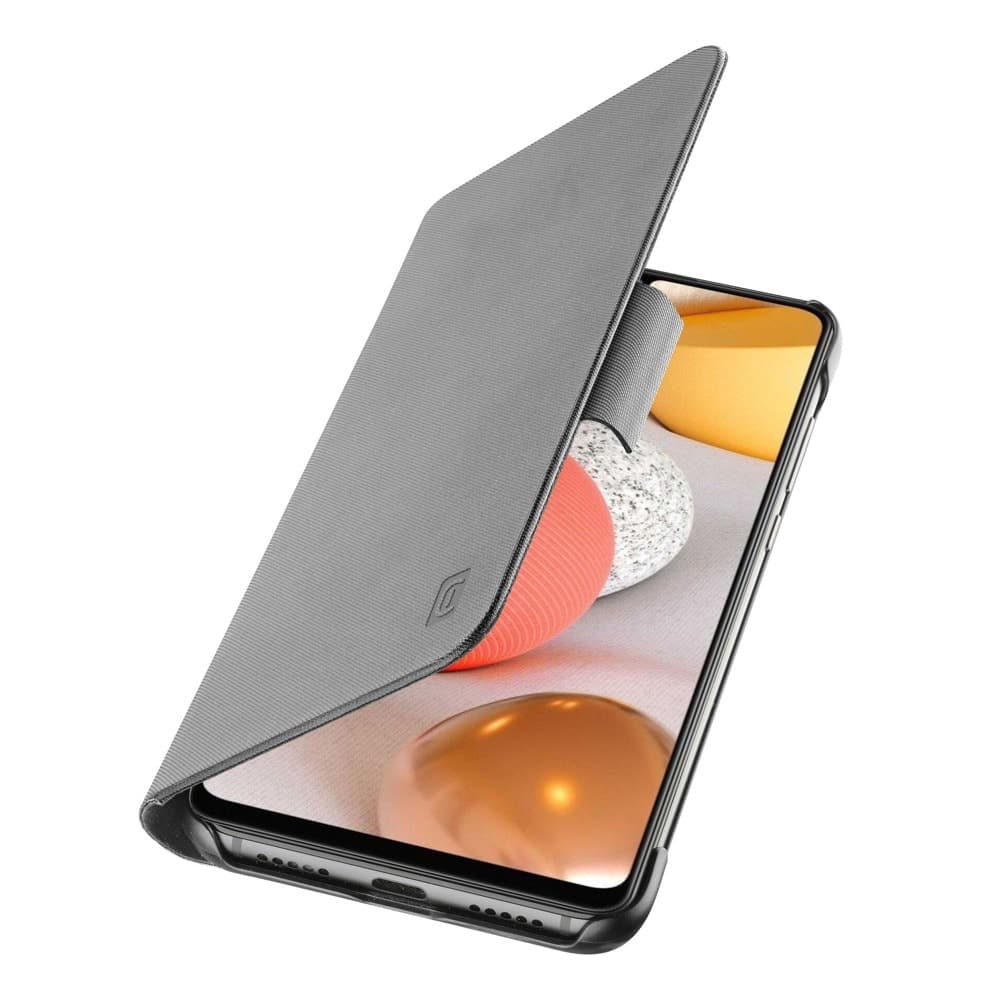 Калъф за Samsung Galaxy A22 4G, flip cover, еко кожа, Cellularline Book, черен