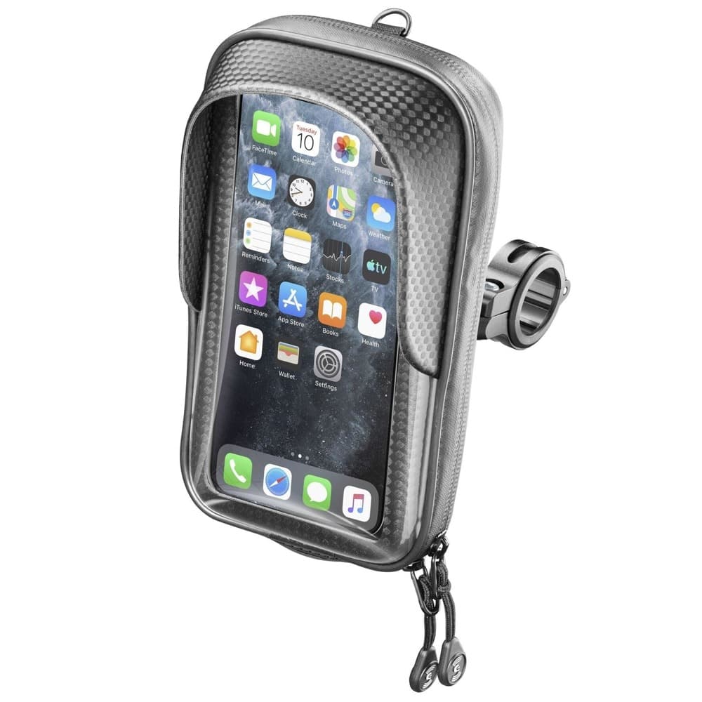 Стойка за телефон Interphone Master Case Pro, за колело, за телефони до 6.7" (17.01 cm), черна