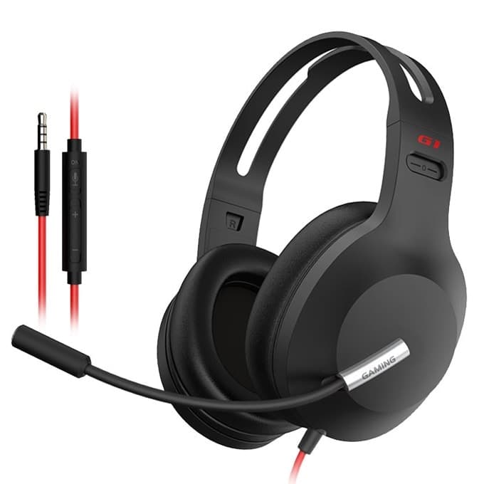 Слушалки Edifier G1 SE, микрофон, гейминг, AUX, 40mm говорители, черни