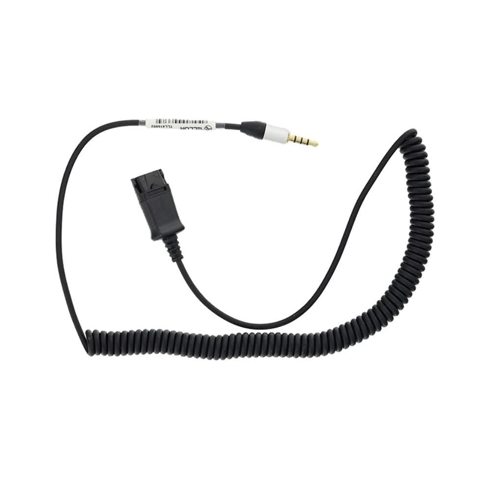 Кабел Tellur TLL416002, от QD към 3.5mm жак(м), 2.92m, черен