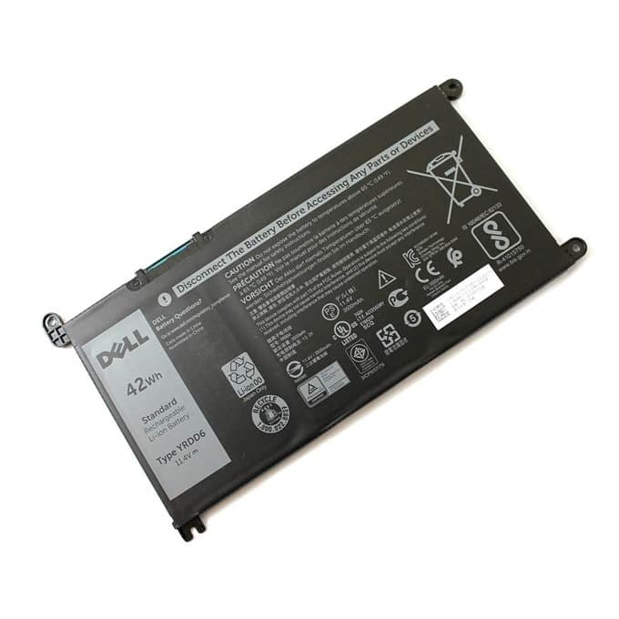 Батерия (оригинална) за лаптоп DELL Inspiron 3582 5481 5493 5585 Vostro 3501 3583 5490 YRDD6, 11.4V, 42Wh