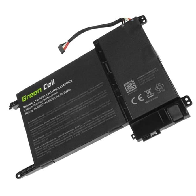 Батерия (заместител) за лаптоп Lenovo IdeaPad Y700-15ISK Y700-17ISK L14M4P23 L14S4P22, 14.8V, 59Wh - 60Wh