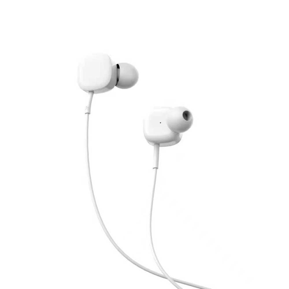 Слушалки Tellur Sigma White, микрофон, тип "тапи", AUX, бели