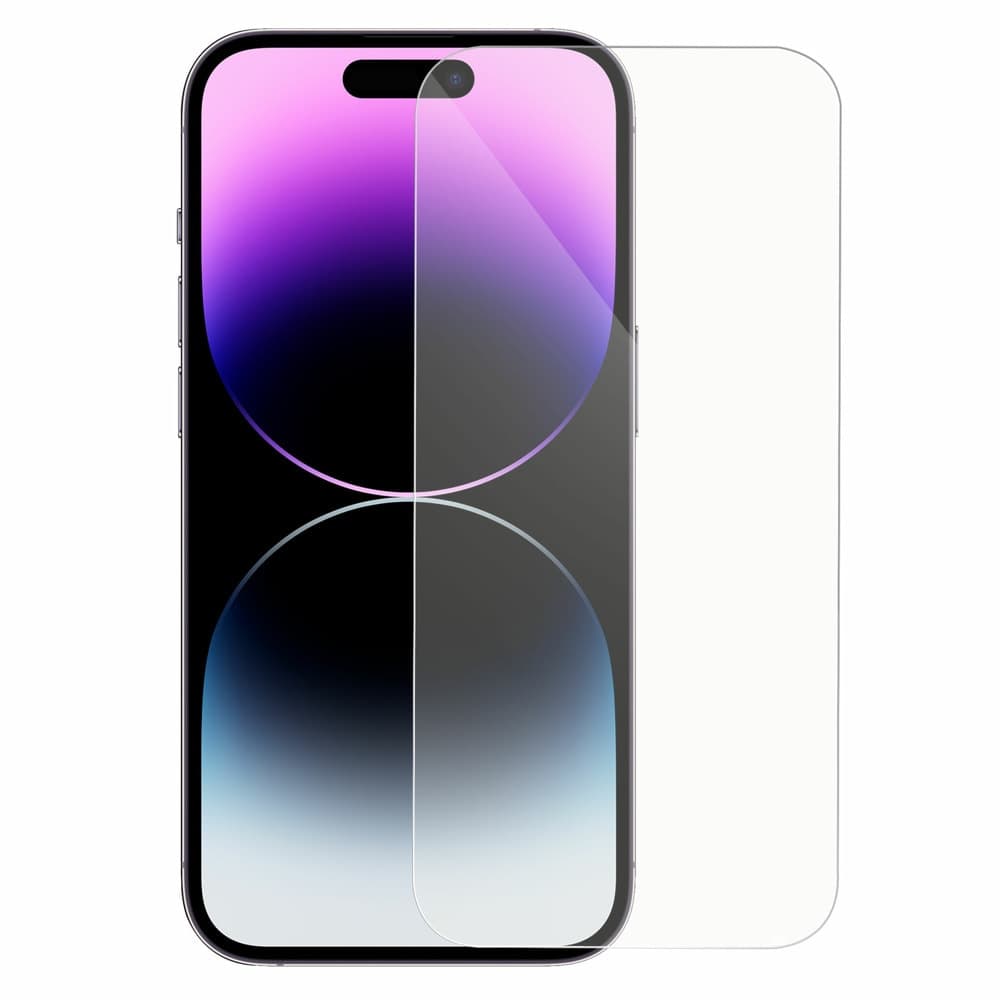 Протектор от закалено стъкло /Tempered Glass/ DeTech 2.5D, 0.3mm, за Apple iPhone 14 Pro Max