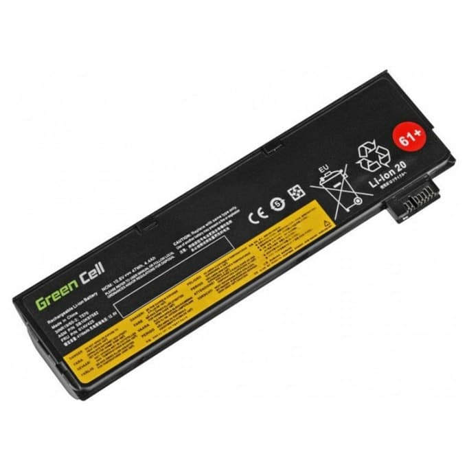 Батерия (заместител) за лаптоп за Lenovo ThinkPad T470, T570, T480, 10.8V, 5200mAh,