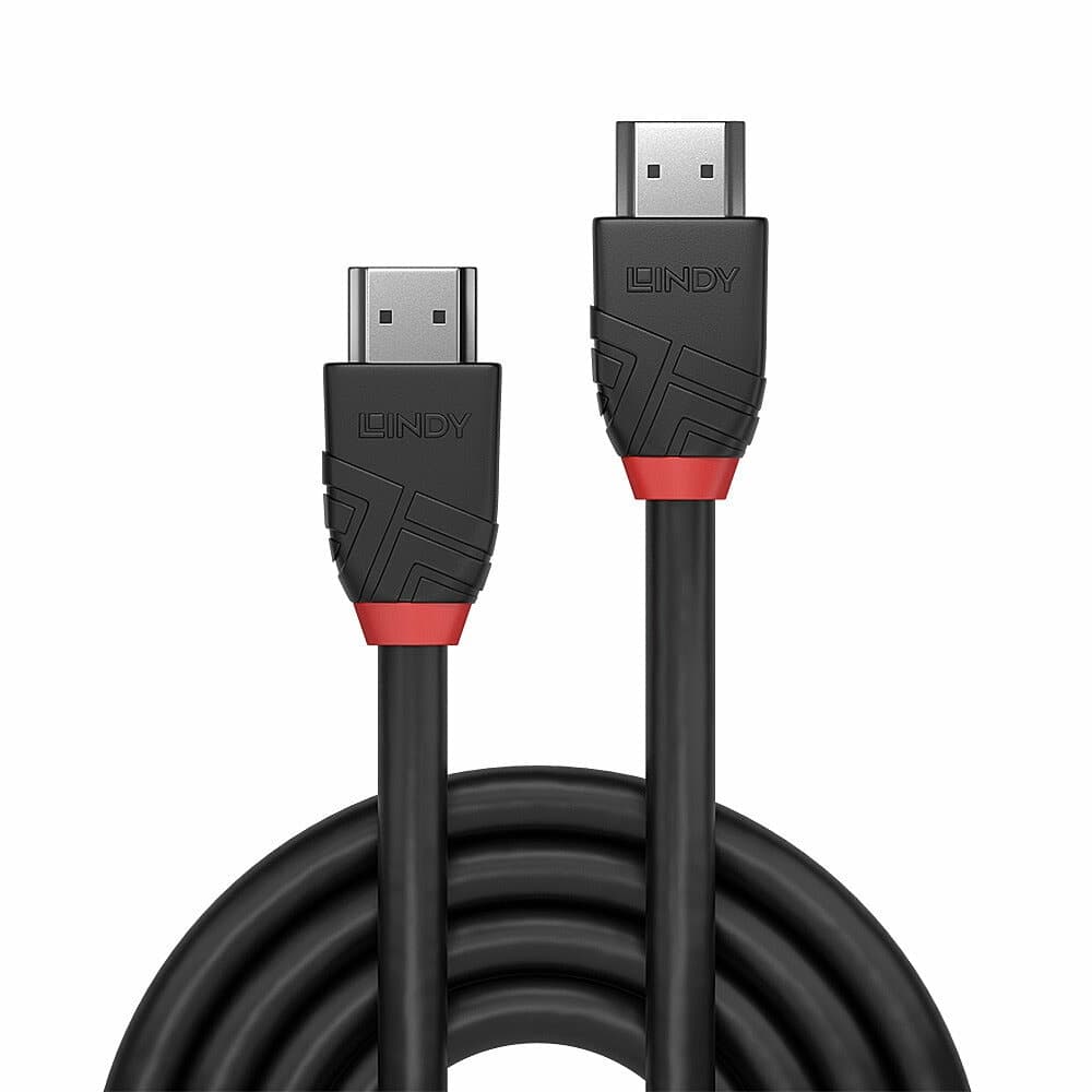 Кабел Lindy LNY-36771, от HDMI 2.1(м) към HDMI 2.1(м), 1m, черен