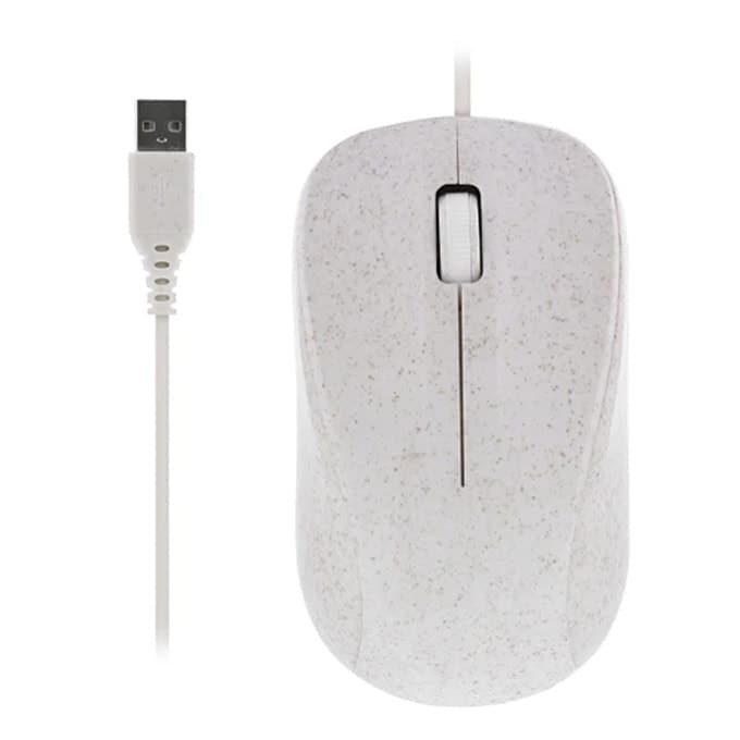 Мишка TNB Mueco, (1000 dpi), USB, бяла