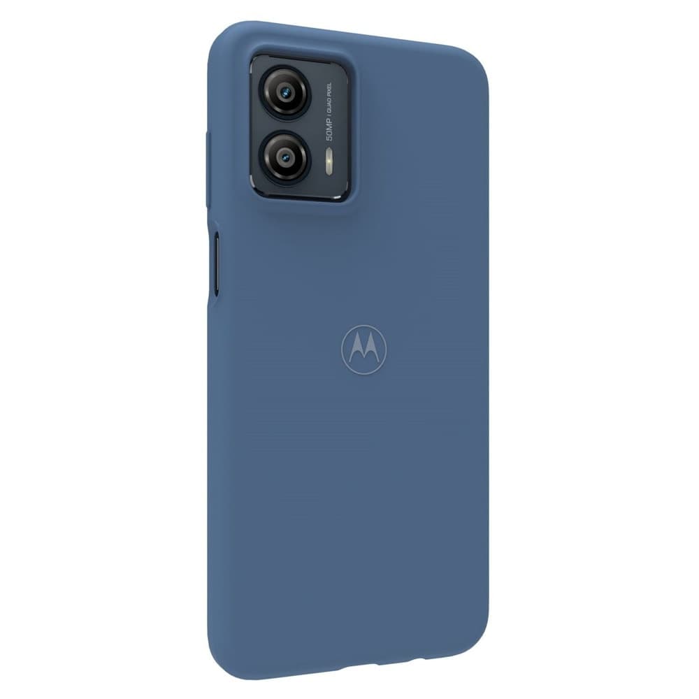 Калъф за Motorola Moto G53 5G, силиконов, Motorola G53-5G-SC-SFT-GB, удароустойчив, син