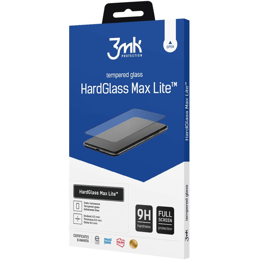 Протектор от закалено стъкло /Tempered Glass/ 3MK HardGlass Max Lite за Samsung Galaxy S23+, 9H твърдост