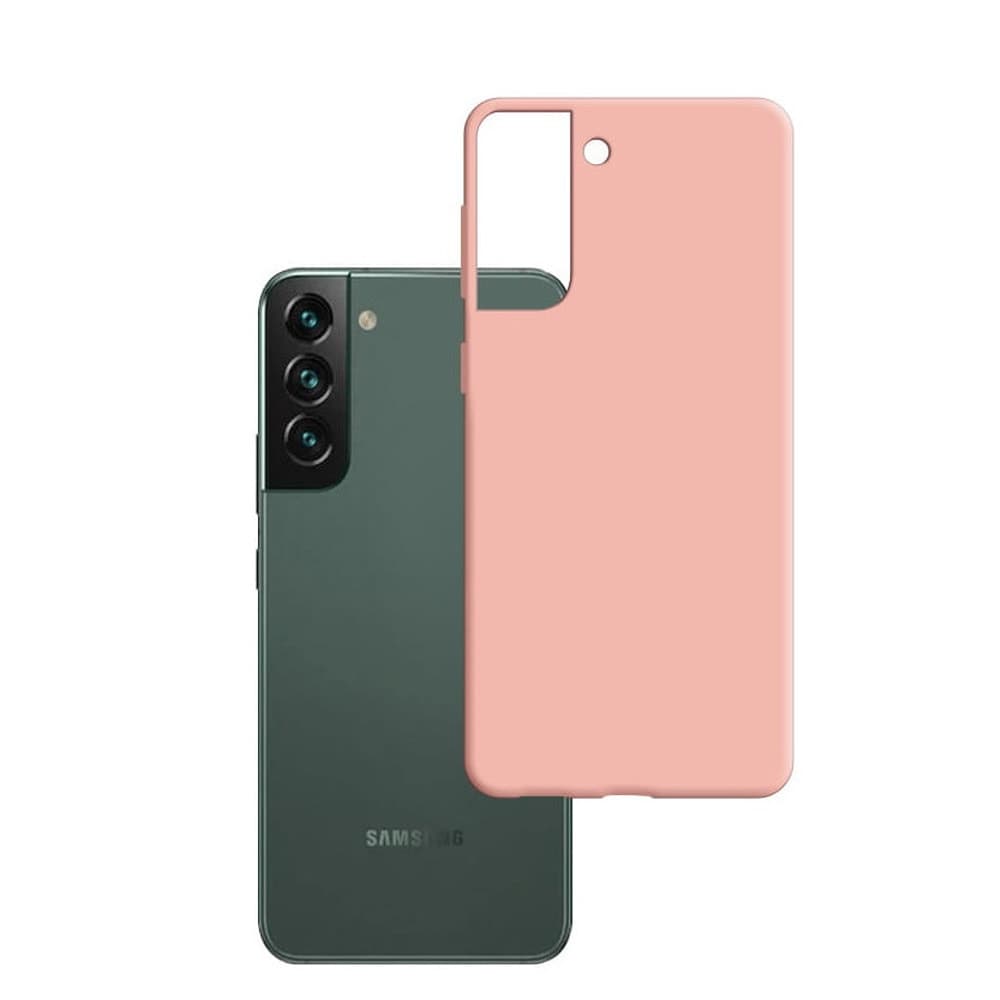 Калъф за Samsung Galaxy S23, термополиуретанов, 3MK Matt Case, удароустойчив, розов