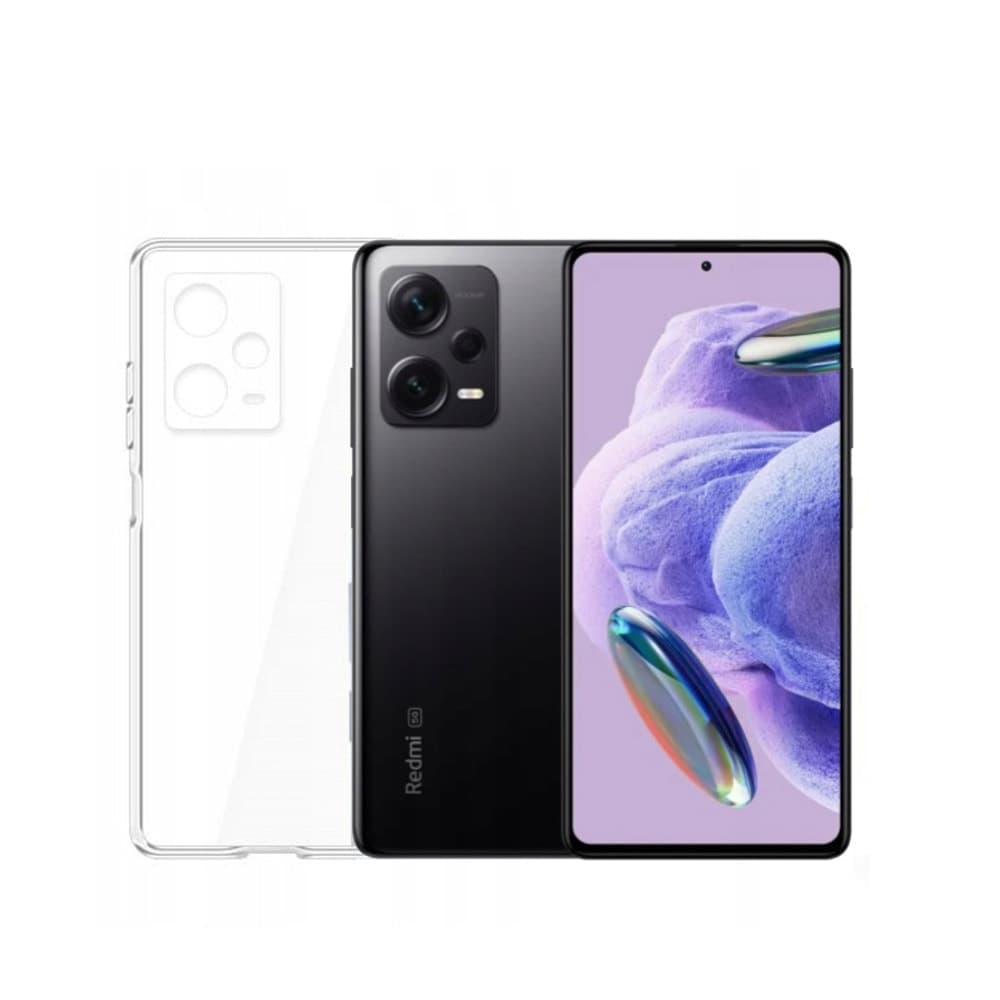 Калъф за Xiaomi Redmi Note 12 Pro+, термополиуретанов, 3MK Clear Case, удароустойчив, прозрачен