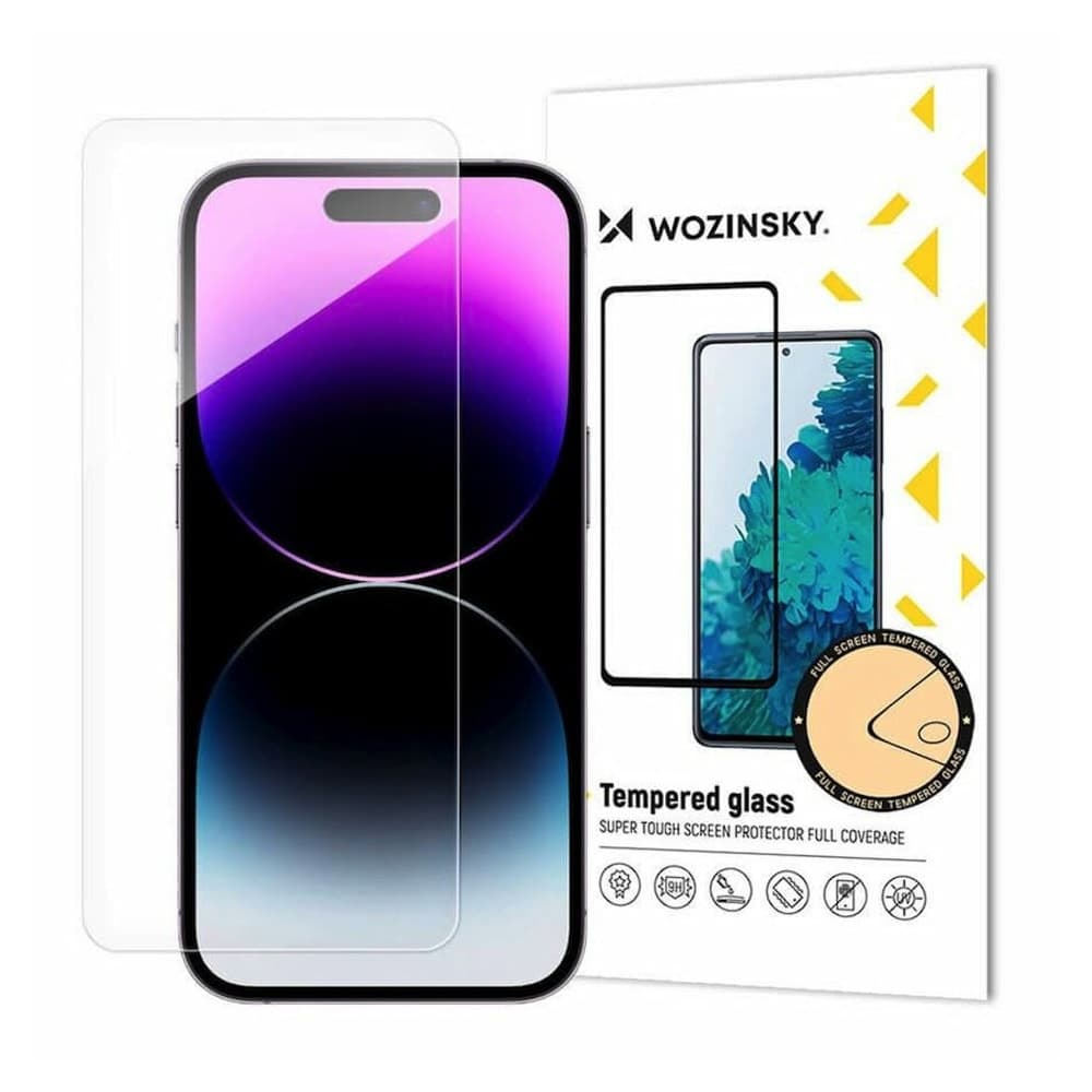 Протектор от закалено стъкло /Tempered Glass/ Wozinsky Tempered Glass Premium, за Apple iPhone 15 Plus, 9H твърдост