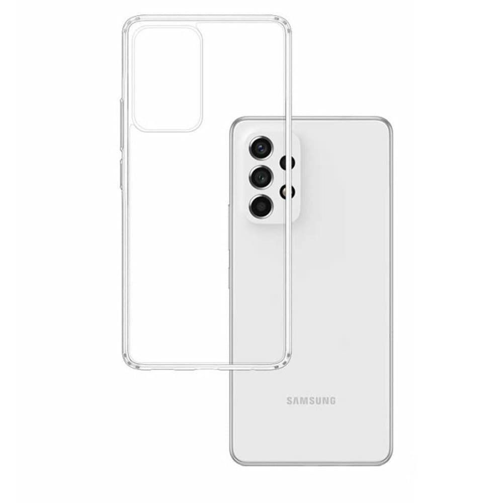 Калъф за Samsung Galaxy A53 5G, хибриден (термополиуретан и поликарбонат), 3MK Armor Case, удароустойчив, прозрачен