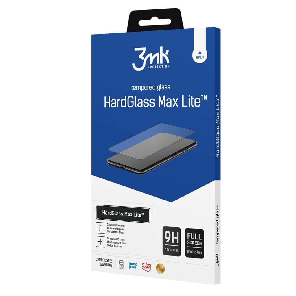Протектор от закалено стъкло /Tempered Glass/ 3MK HardGlass Max Lite за Samsung Galaxy S24 Ultra, 9H твърдост