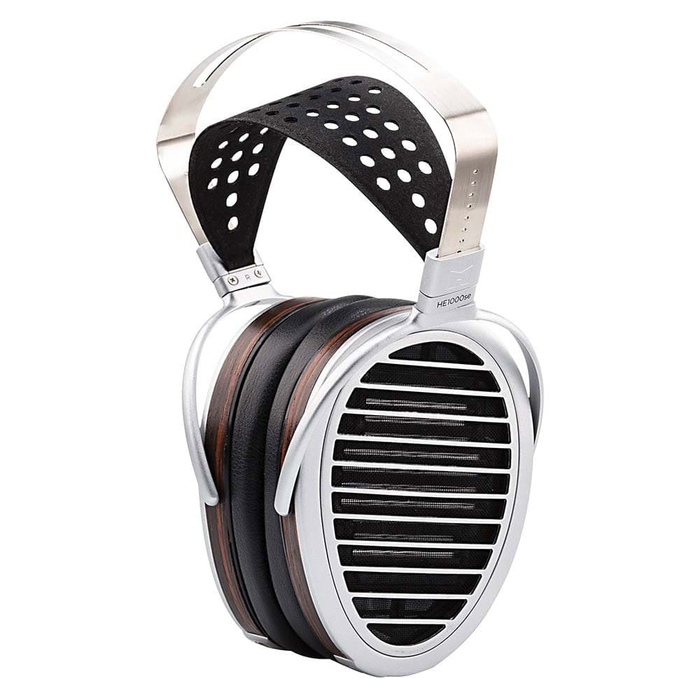 Слушалки HIFIMAN HE1000se, Jack 3.5mm/6.3mm, balanced XLR конектор, 8 - 65 000 Hz честотен диапазон, 35 ohms, говорител с планарна диафрагма, сребристи