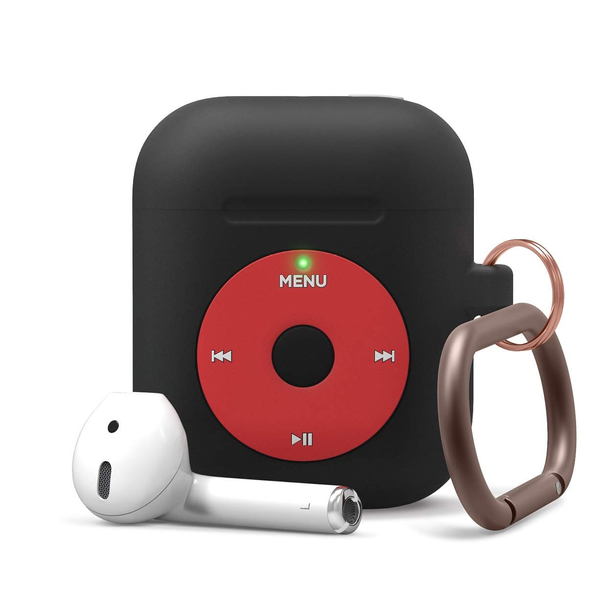 Защитен калъф Elago Retro AW6 за Apple Airpods / Apple Airpods 2, черен