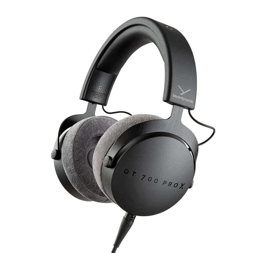 Слушалки beyerdynamic DT 700 Pro X, Jack 3.5mm, Jack 6.3mm, XLR, 48 ohms, велурени наушници, черни