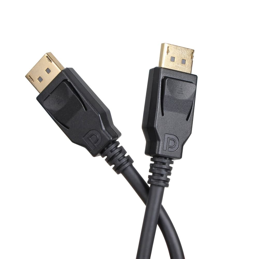 Кабел VCom CG651-2.0m, от DisplayPort(м) към DisplayPort(м), 2m, черен