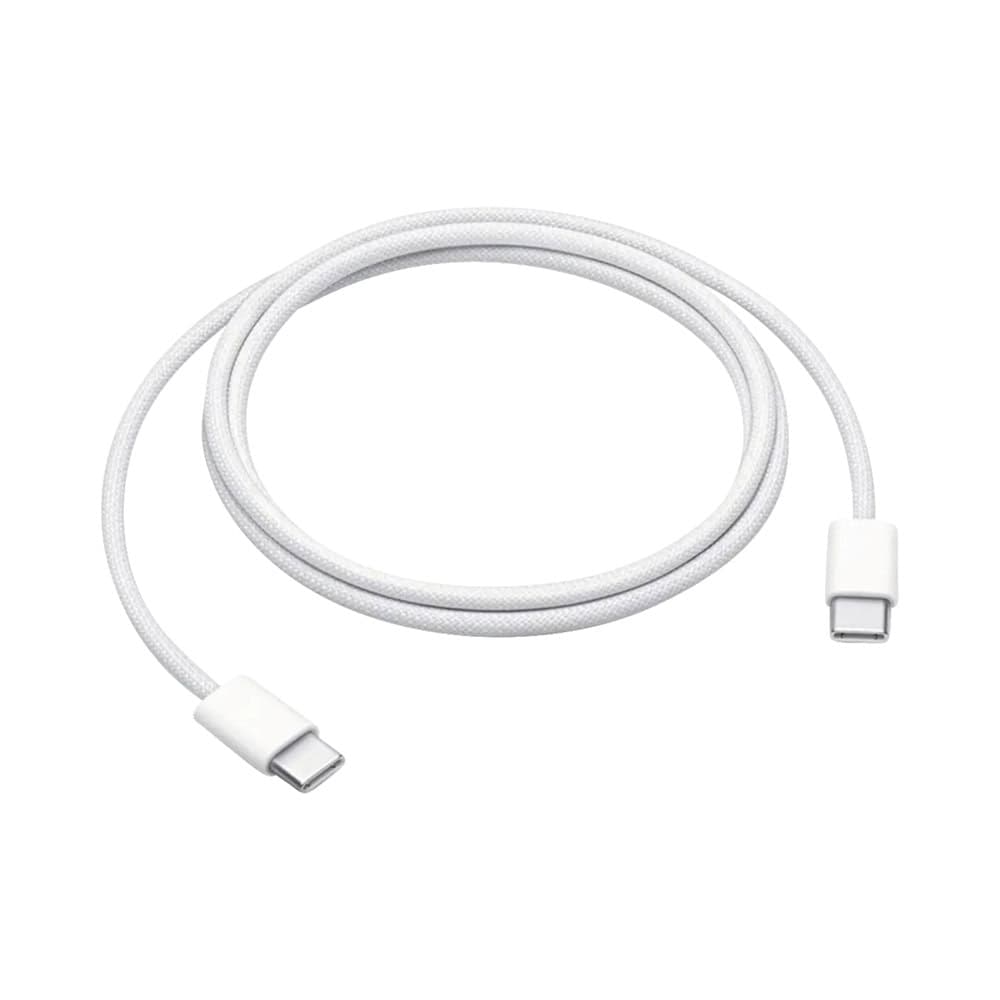 Кабел Apple MQKJ3ZM/A, от USB C(м) към USB C(м), 2m, 240W, бял