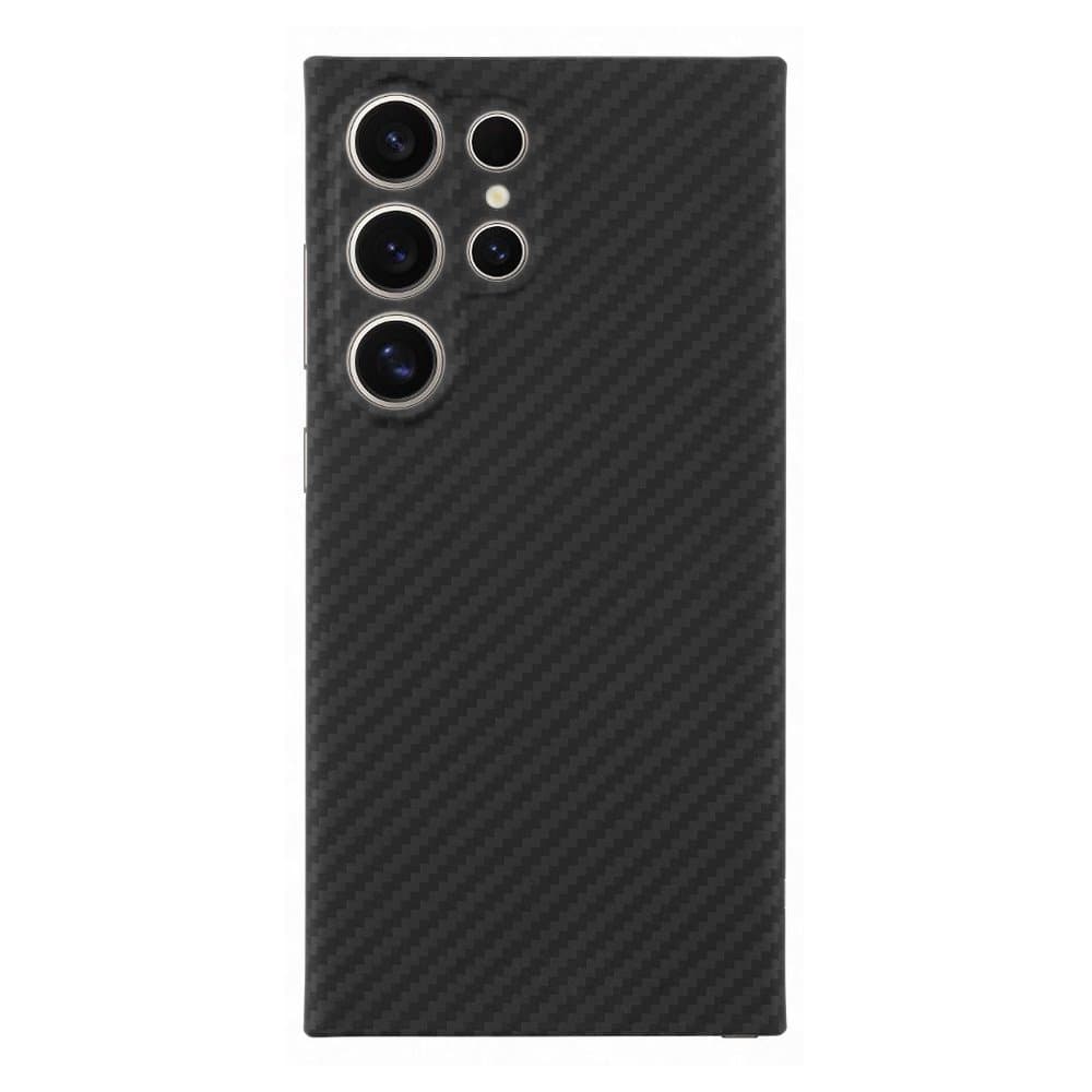 Кевларен кейс с MagSafe за Samsung Galaxy S24 Ultra (черен) - Tactical MagForce Aramid Case