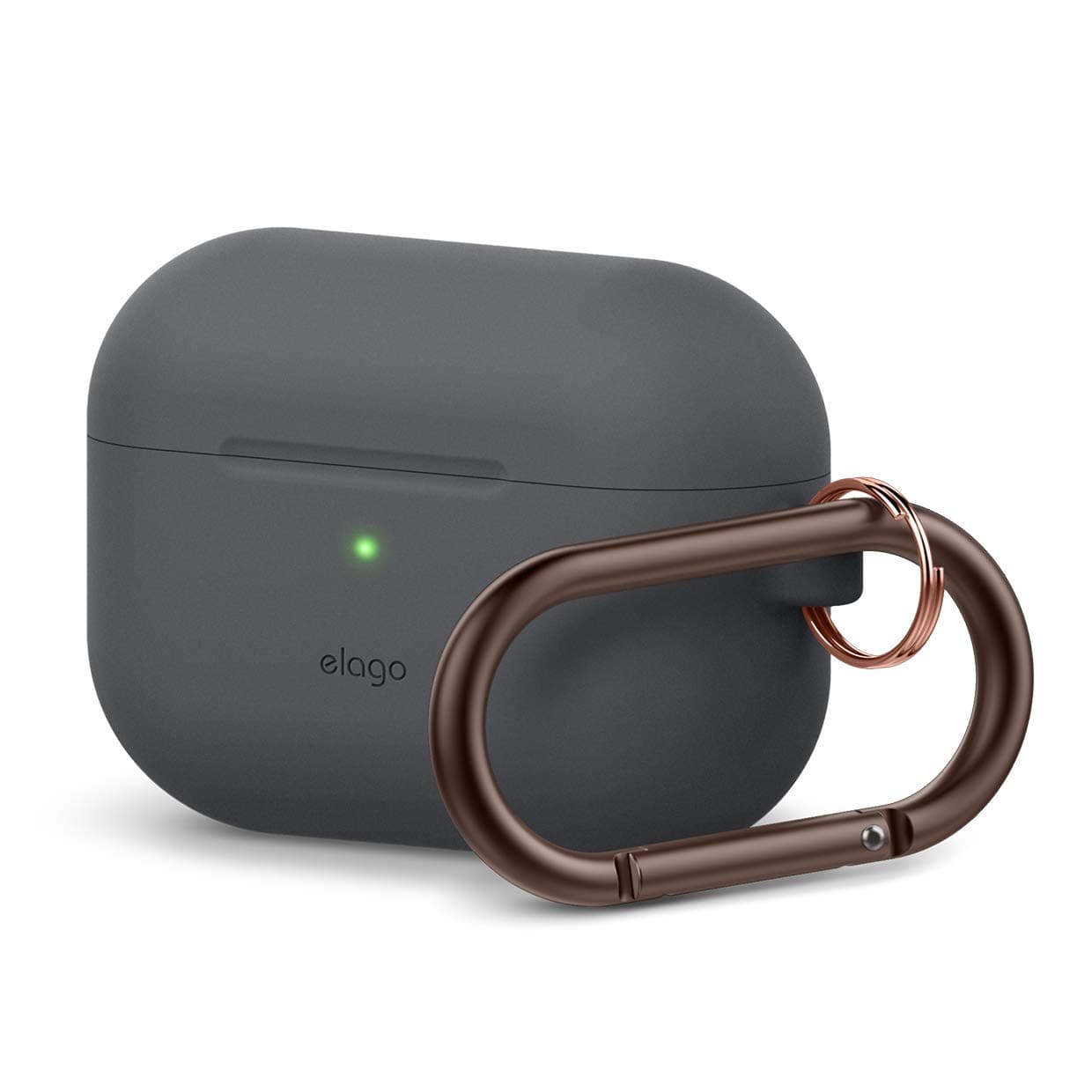 Защитен калъф Elago Hang Silicone Case за Apple Airpods Pro, тъмносив