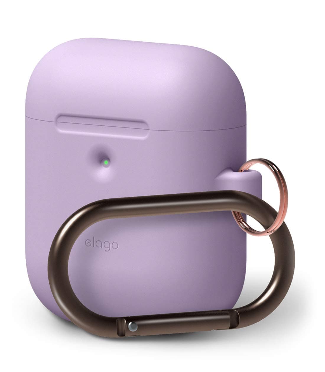Защитен калъф Elago Silicone Hang Case за Apple Airpods / Apple Airpods 2, лилав
